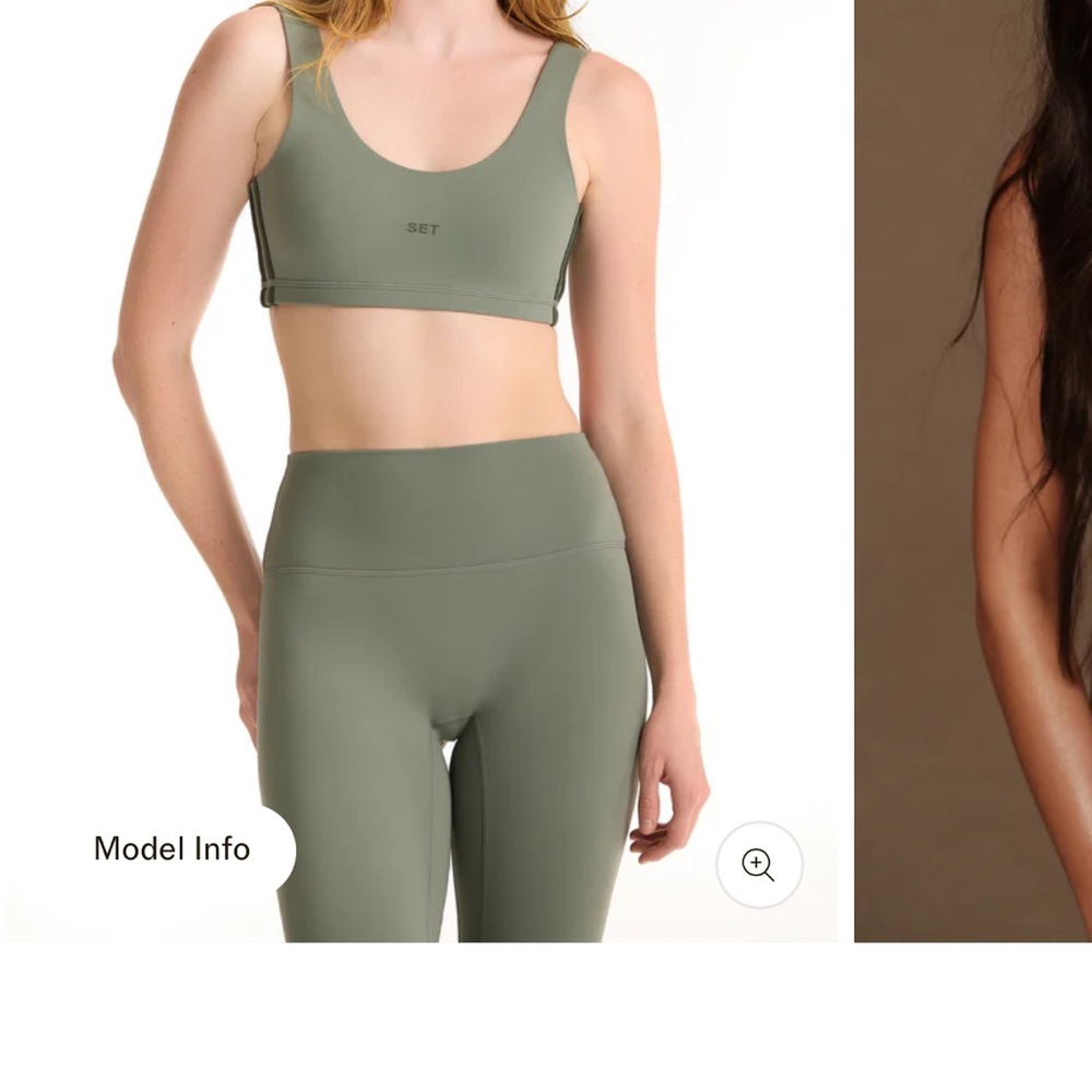 SET Dark Green Sportsbody Set (will sell individuals too) never worn size M - Picture 7 of 8